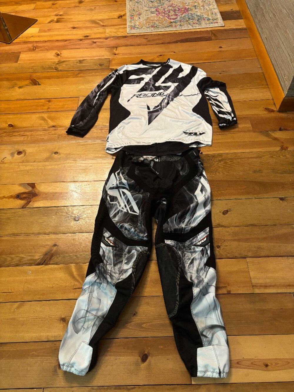 Adult Fly Racing Lite Hydrogen Motocross Jersey and Pants